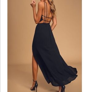 Worn twice lulus black maxi medium